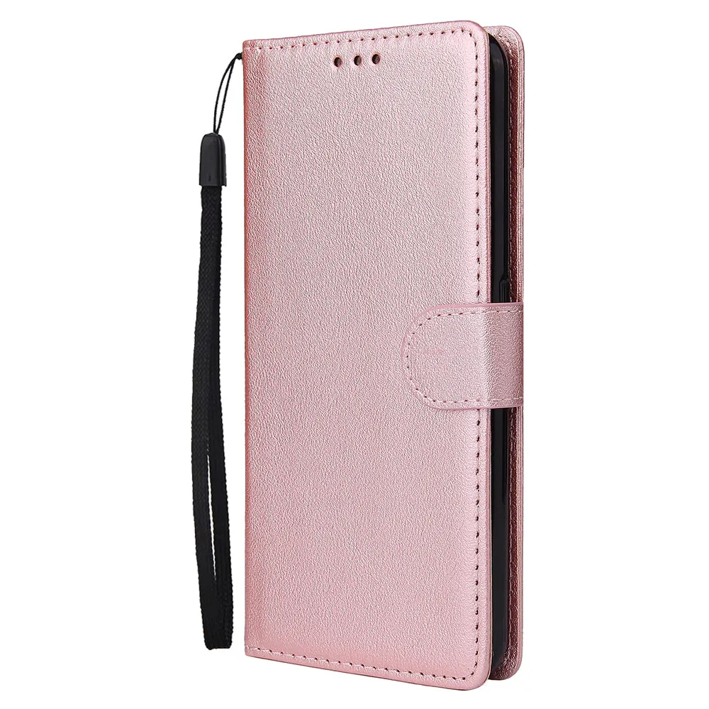 For OPPO F11 pro Wallet-type PU Leather Protective Phone Case with Buckle & 3 Card Position blue