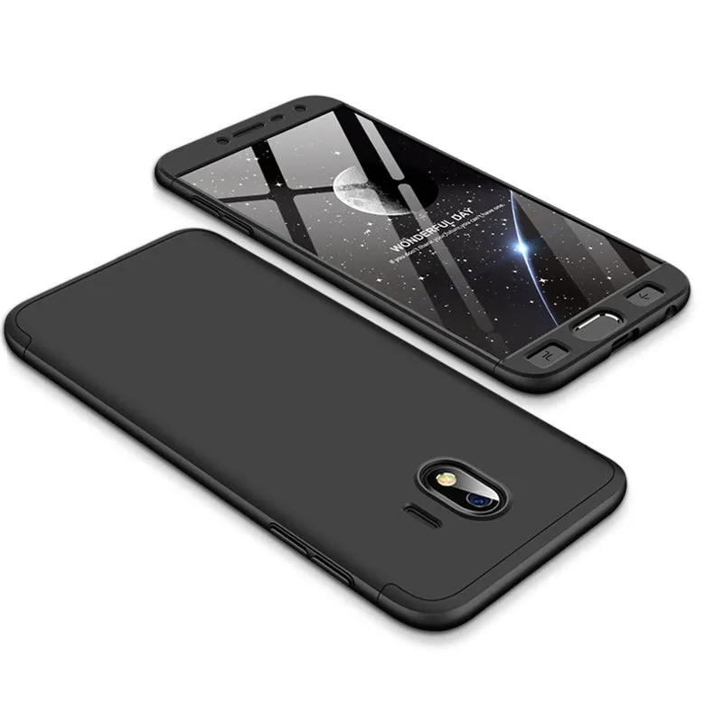 For Samsung J4 2018 Ultra Slim 360 Degree Non-slip Shockproof Full Protective Case blue