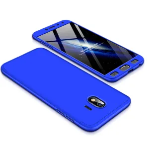 For Samsung J4 2018 Ultra Slim 360 Degree Non-slip Shockproof Full Protective Case blue
