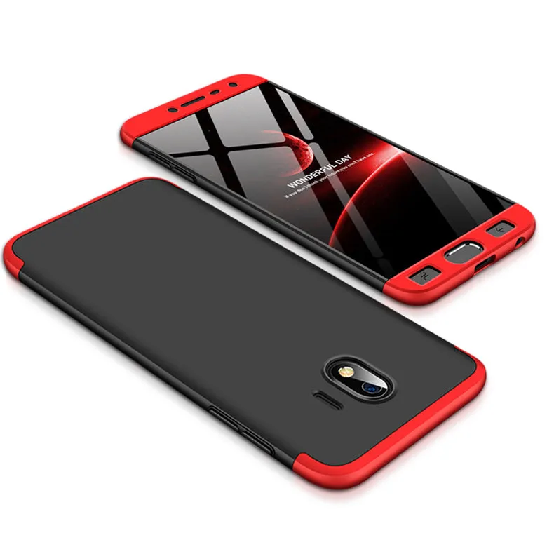 For Samsung J4 2018 Ultra Slim 360 Degree Non-slip Shockproof Full Protective Case blue
