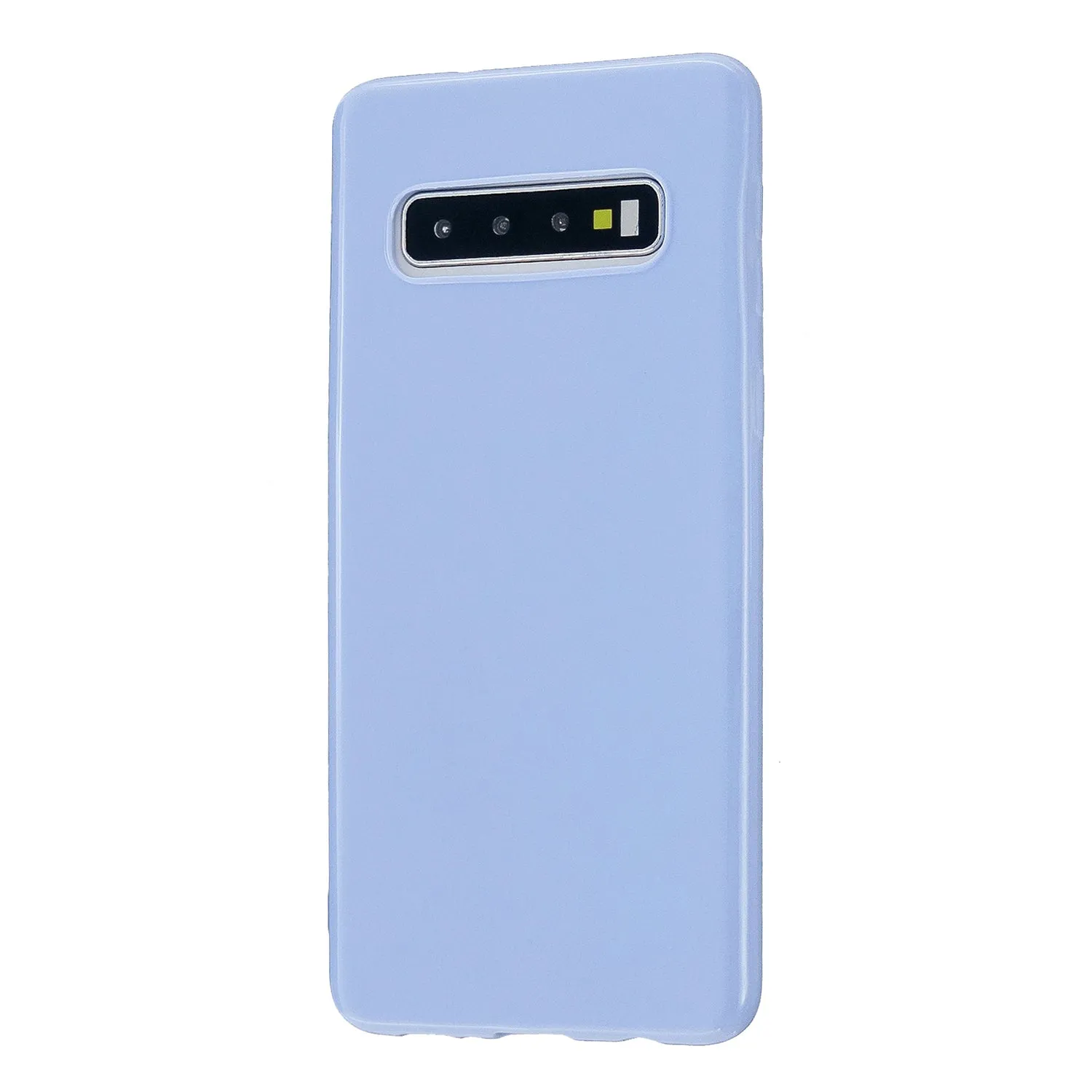 For Samsung S10/S10E/S10 Plus Cellphone Case Precise Cutouts Simple Profile Soft TPU Mobile Phone Shell Milk white