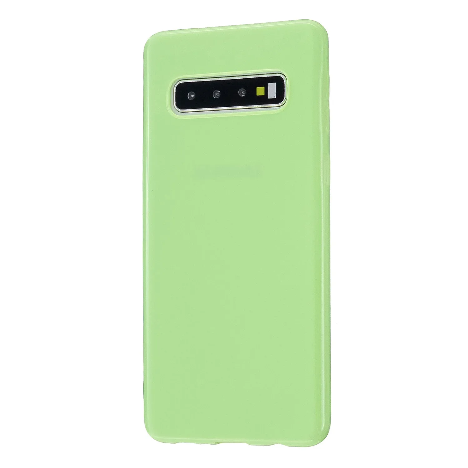 For Samsung S10/S10E/S10 Plus Cellphone Case Precise Cutouts Simple Profile Soft TPU Mobile Phone Shell Milk white