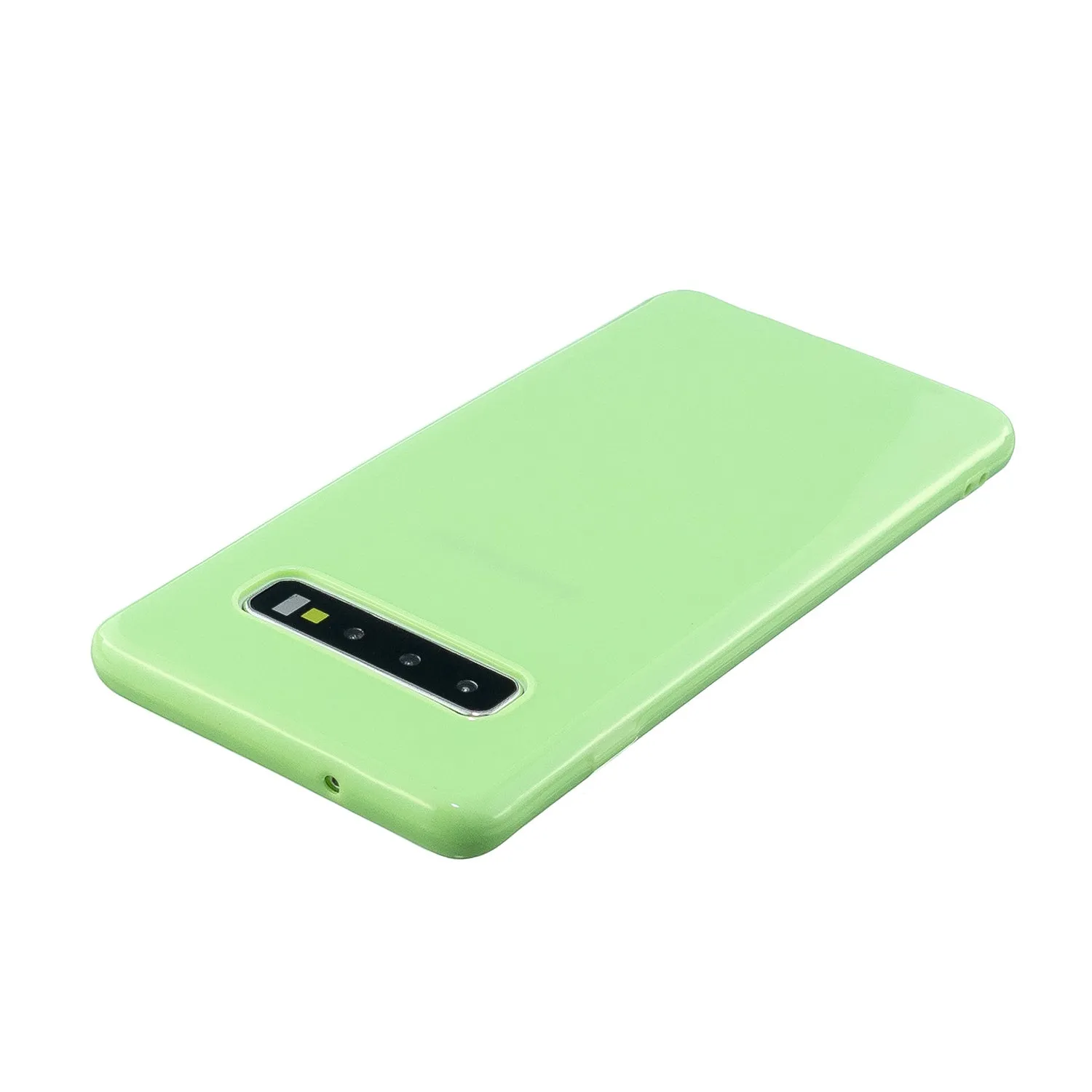 For Samsung S10/S10E/S10 Plus Cellphone Case Precise Cutouts Simple Profile Soft TPU Mobile Phone Shell Milk white