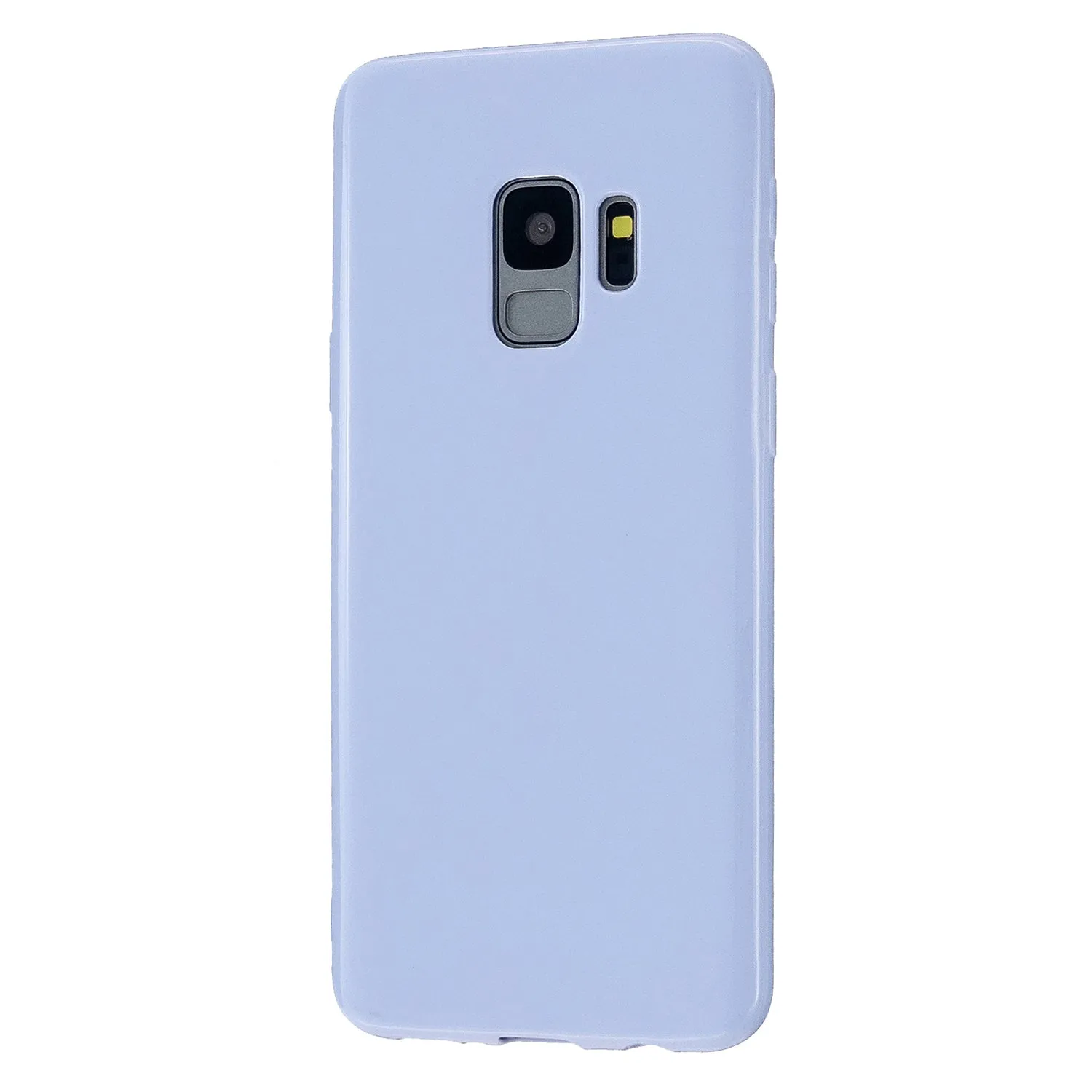 For Samsung S9/S9 Plus Mobile Phone Cover Classic Plain Design Classic Smartphone Case Soft TPU Phone Shell Bright black