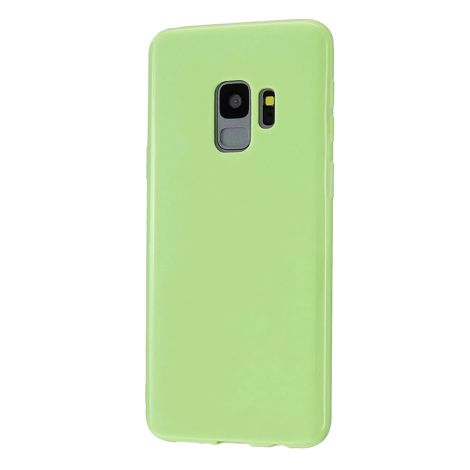 For Samsung S9/S9 Plus Mobile Phone Cover Classic Plain Design Classic Smartphone Case Soft TPU Phone Shell Bright black