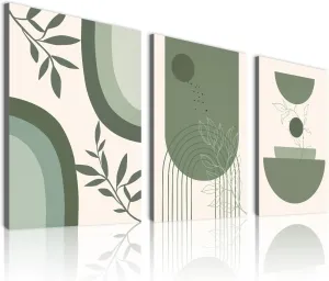 Framed Art Wall Decor - Matisse Canvas Wall Art Eco-Friendly, Moisture-Resistant 3-Piece Canvas Wall Art Set ， 12x16 Inches, Easy to Hang, Waterproof & Scratch-Resistant for Bedrooms, Living Rooms, and More（FRAMED) (Boho-1)