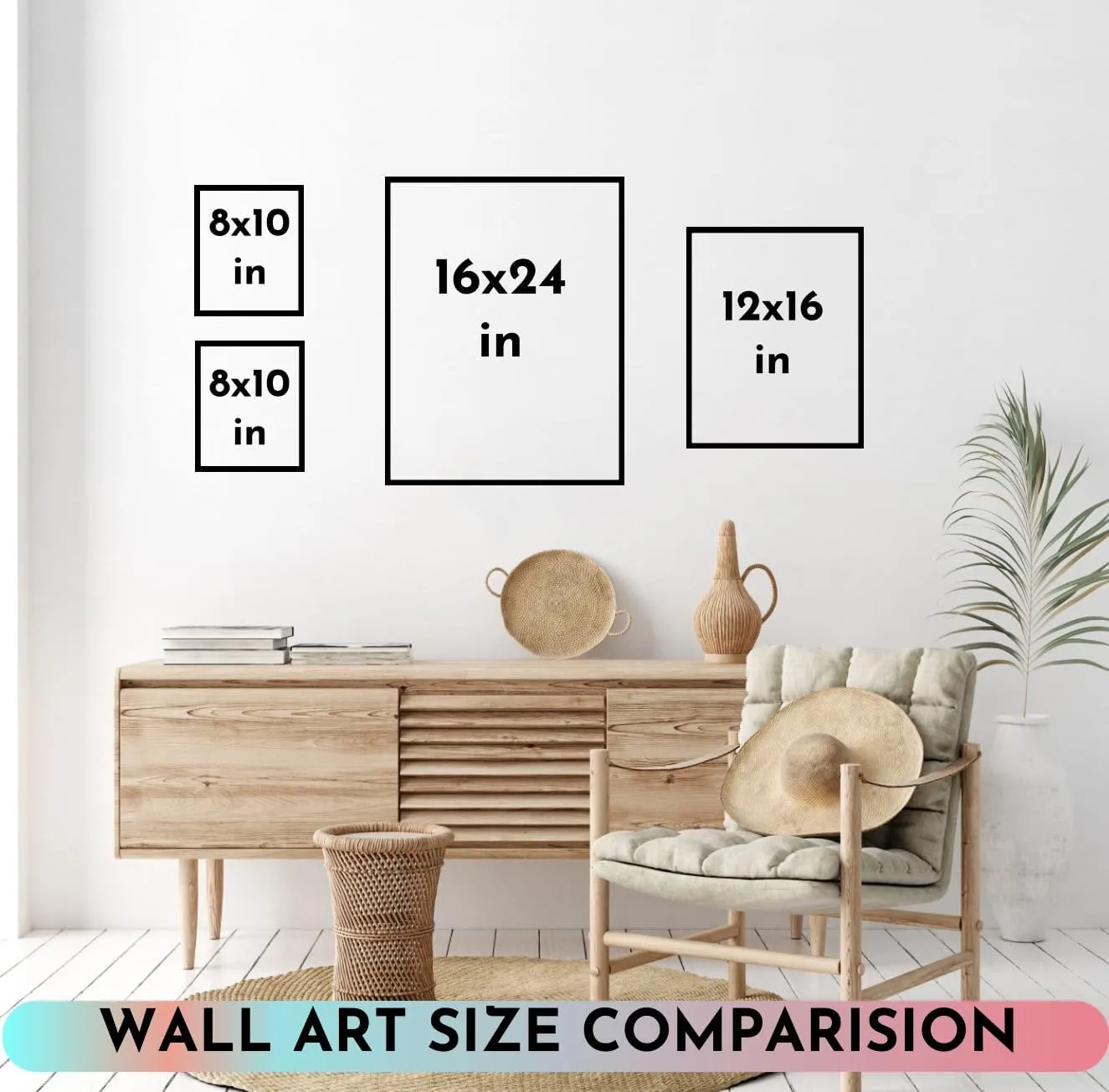 Funny Black Cat Wall Art Matisse Wall Art Vintage Framed Canvas Art Print for Living Room, Bedroom Black Frame (CAT 6, 16L x 12W)
