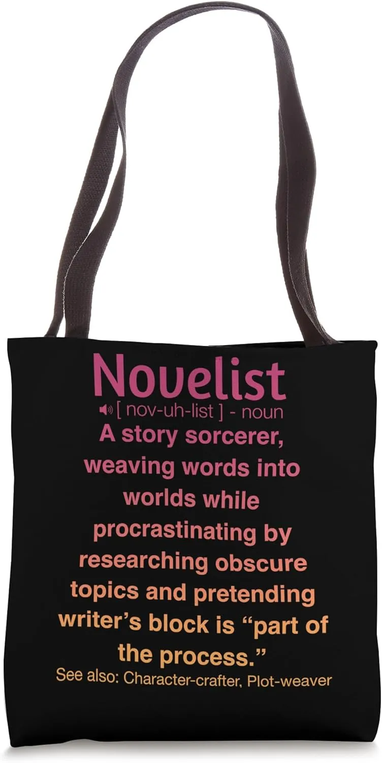 Funny Novelist Tote Bag