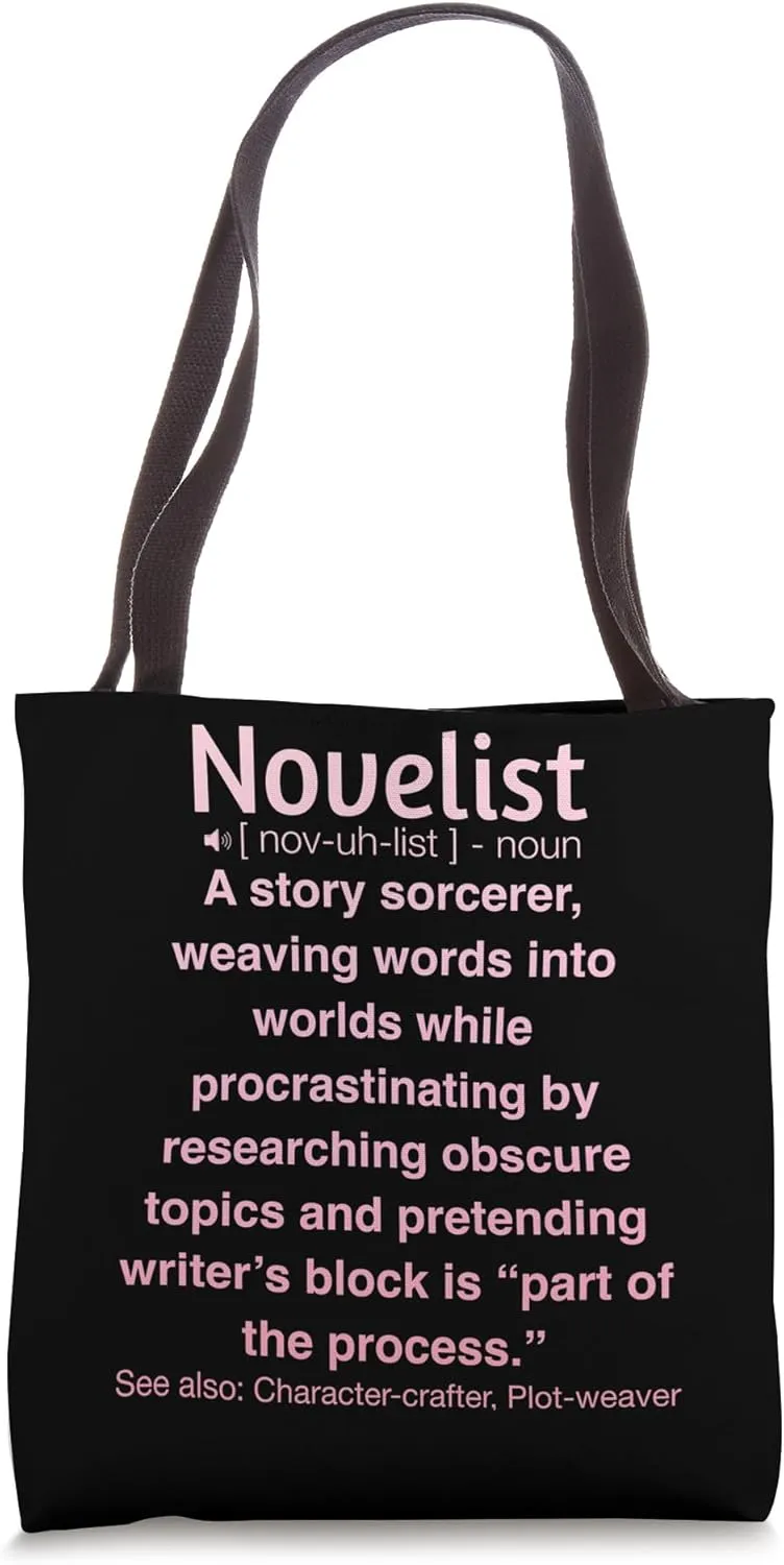 Funny Novelist Tote Bag