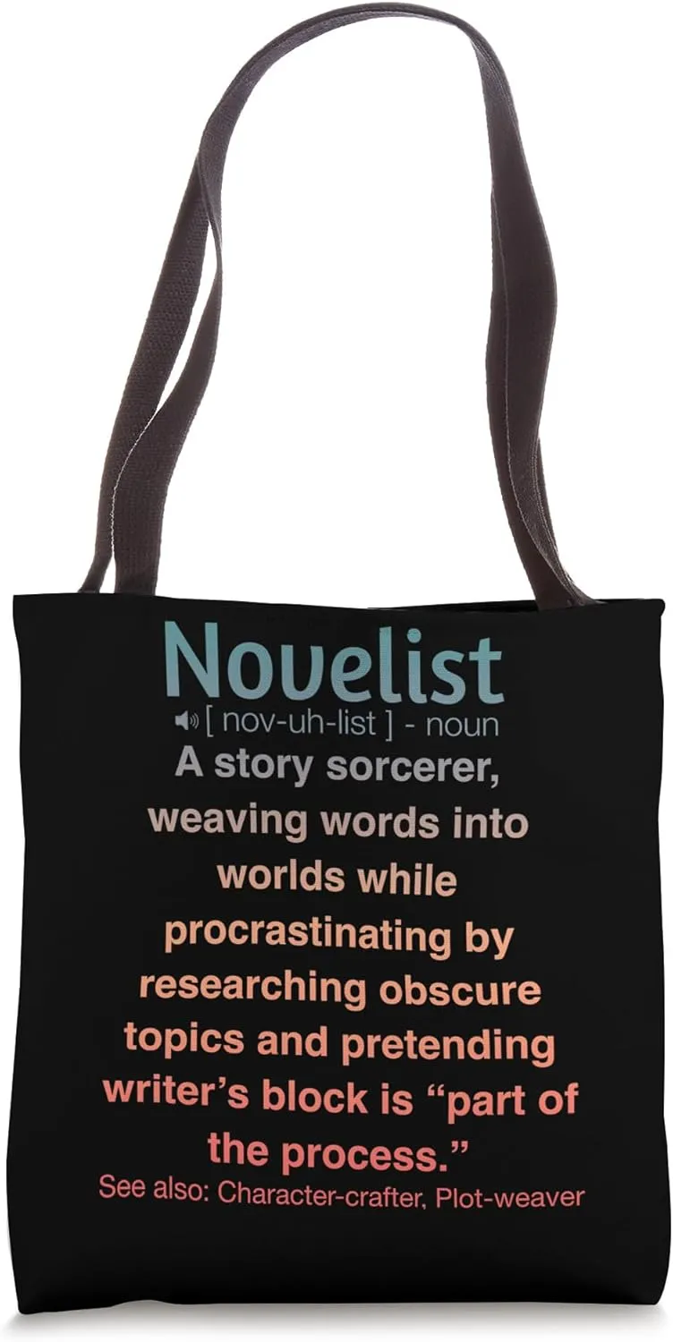 Funny Novelist Tote Bag