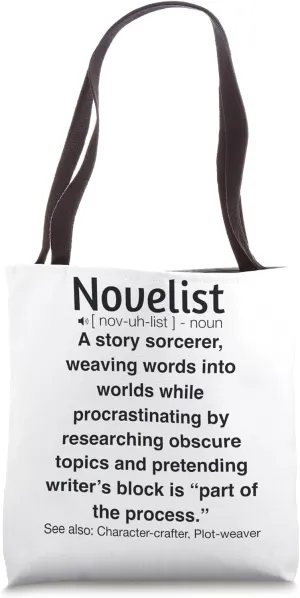 Funny Novelist Tote Bag