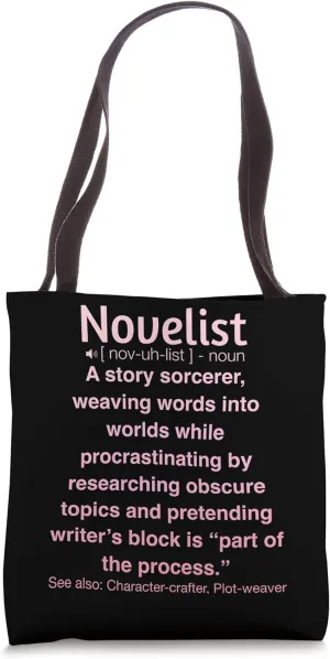 Funny Novelist Tote Bag