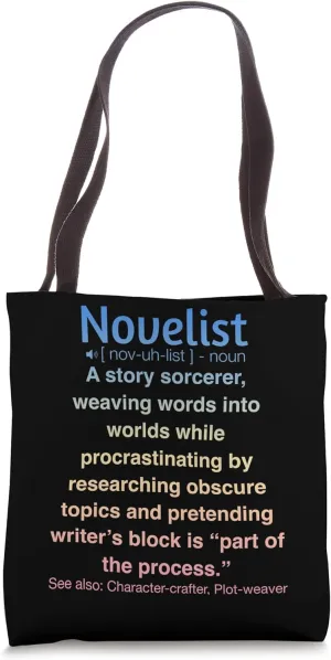 Funny Novelist Tote Bag