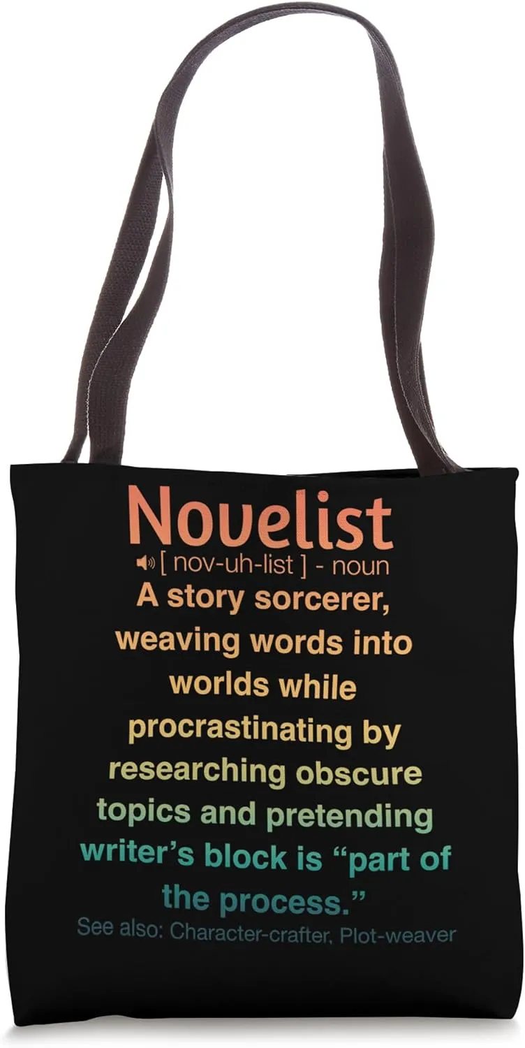 Funny Novelist Tote Bag
