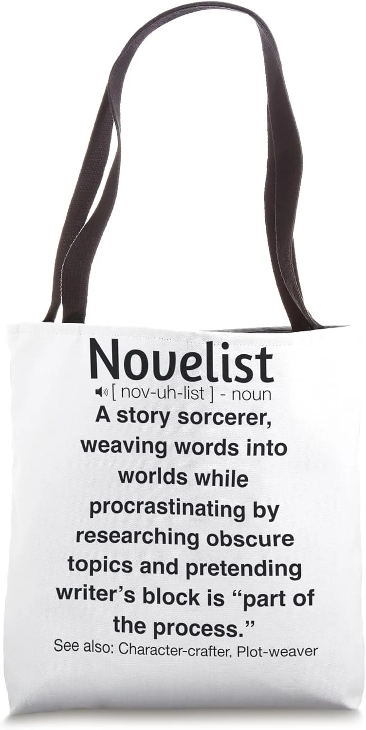 Funny Novelist Tote Bag