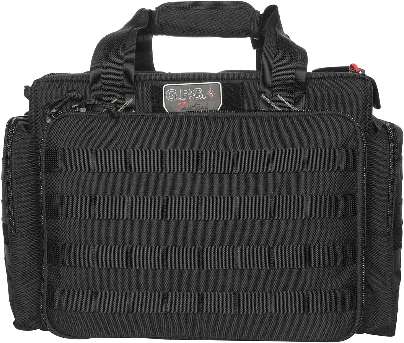 G. Outdoor Products G.P.S. Tactical Black Range Bag with Internal Foam Cradle | Secure 5 Handguns Storage | Durable Stain-Resistant Shooting Tactical Gear