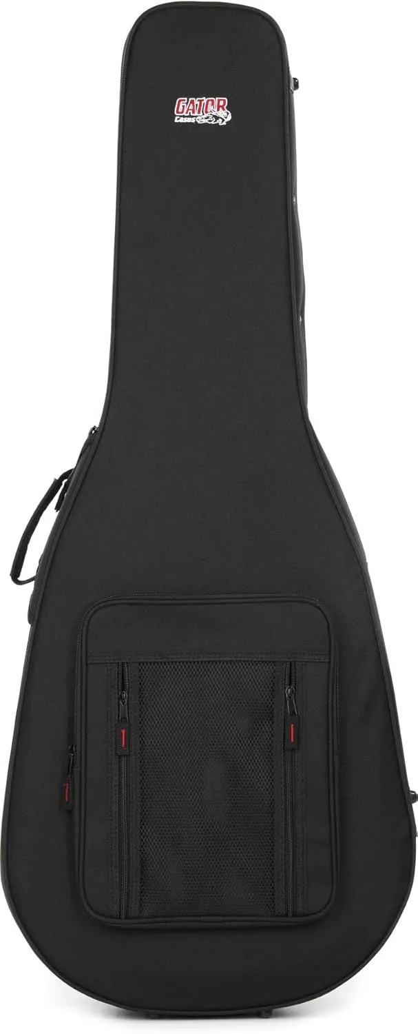 Gator Cases Lightweight Polyfoam Guitar Case For Dreadnaught Style Acoustic Guitars, (GL-DREAD-12)