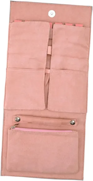 Gatuida Jewelry Holder Roll Bag for Necklaces Bracelets Small Jewelries Portable for Travel Outdoor