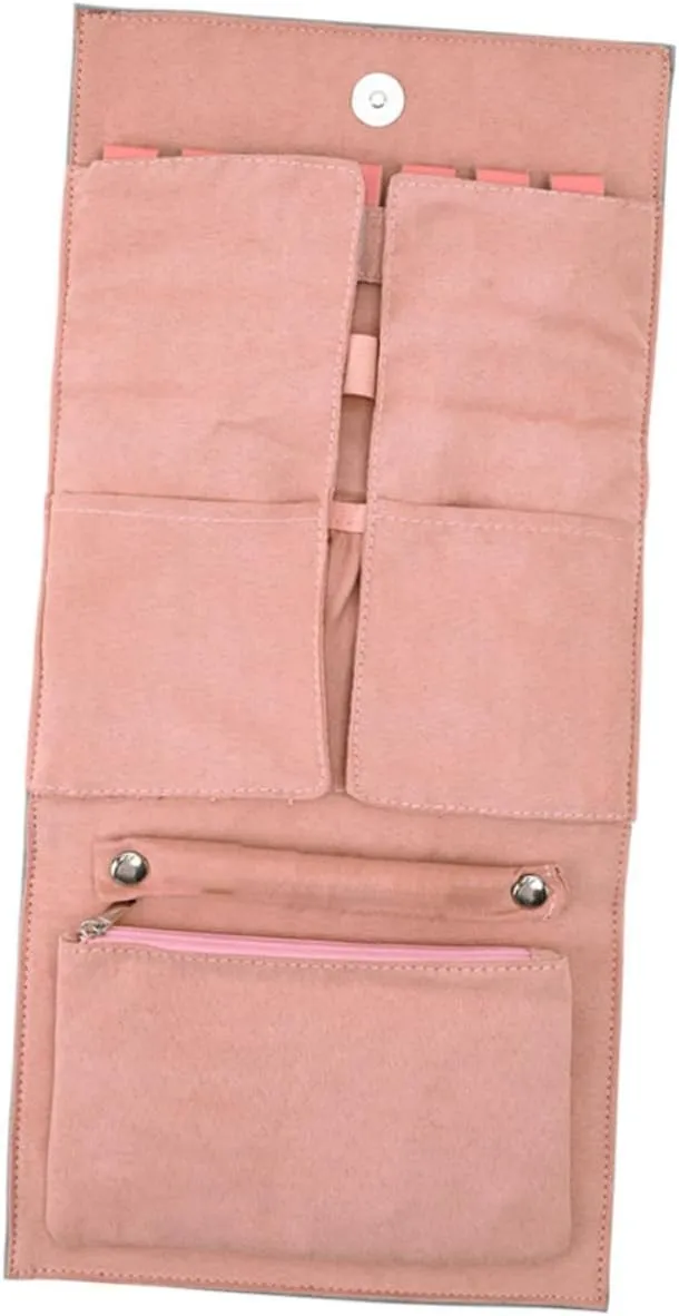 Gatuida Jewelry Holder Roll Bag for Necklaces Bracelets Small Jewelries Portable for Travel Outdoor