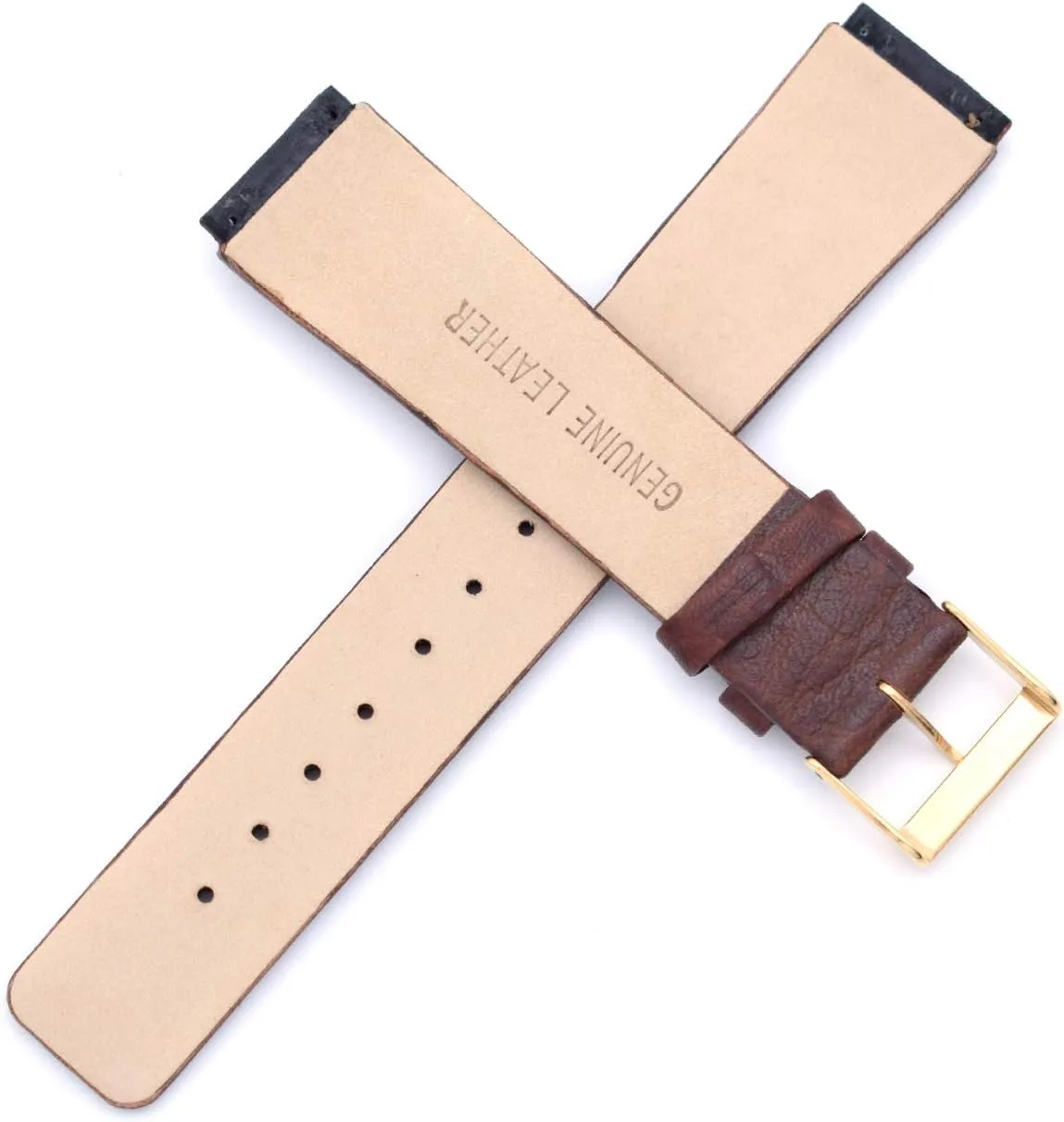 Genuine Leather Watch Strap Replacement for Skagen - 433LGL1, 433LSL1, 433LSLC