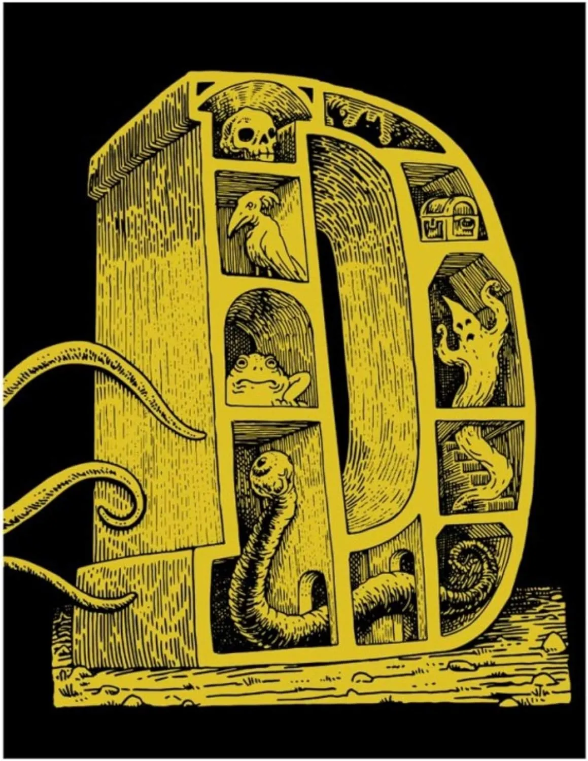 Goodman Games Dungeon Alphabet: Leatherbound (Hardback, Leather, System Neutral Sourcebook)