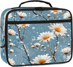 Gossamer Flower Kids Lunch Box Lush Flower Insulated Lunch Tote Bag Portable Lunch Cooler Leakproof Cooler Back To School Meal Tote For Boys Girls Travel Picnic