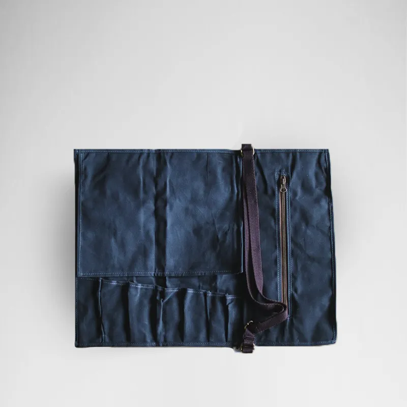 Gouache Russel Waxed Canvas Tool Roll Kit