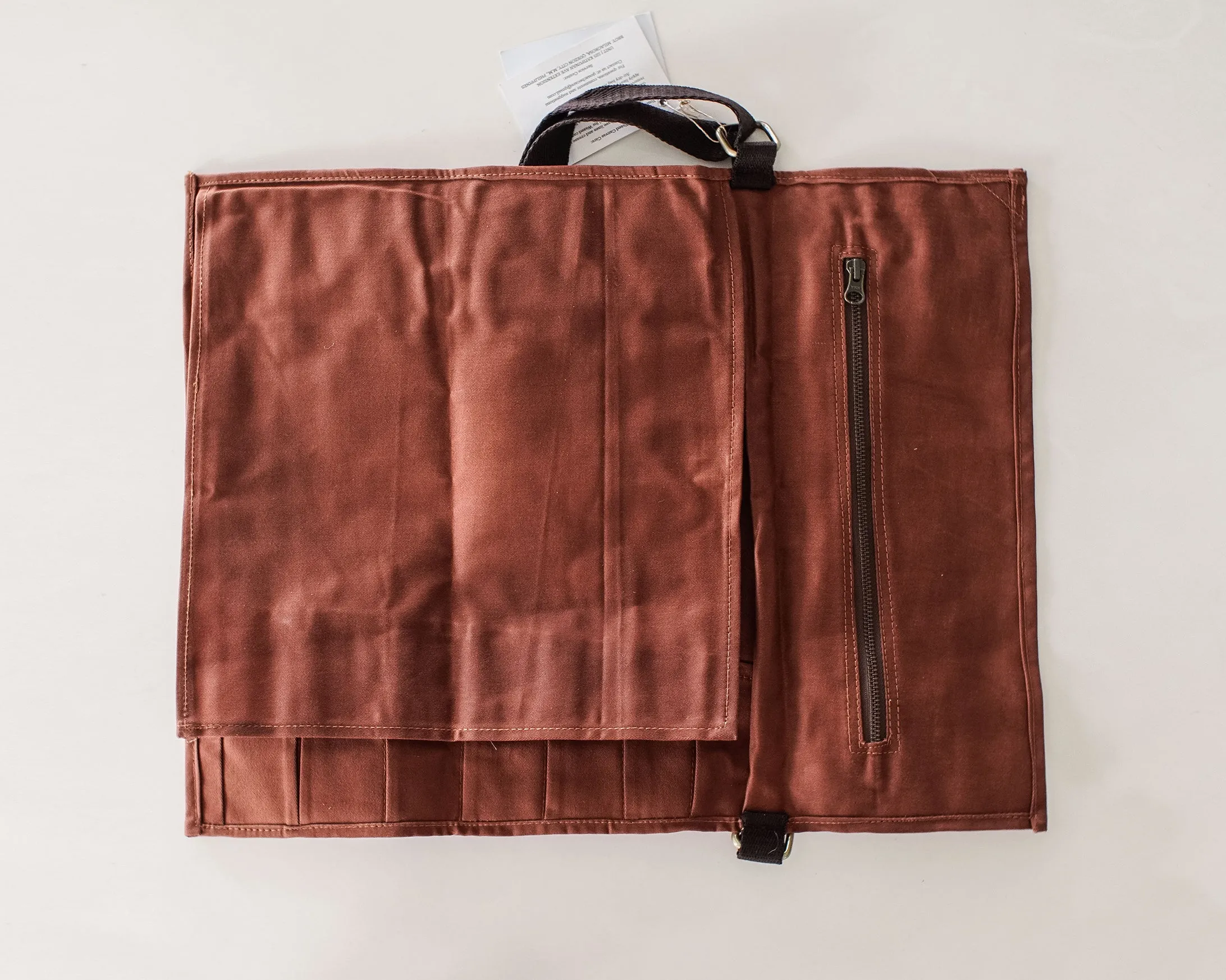 Gouache Russel Waxed Canvas Tool Roll Kit