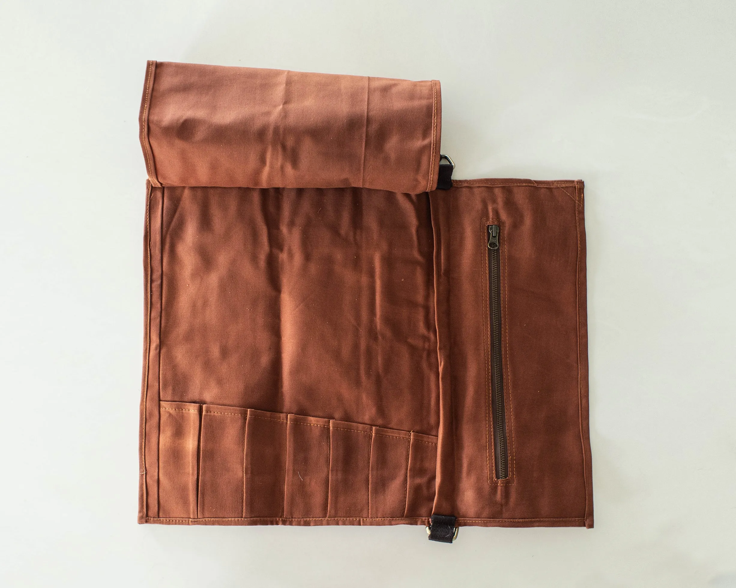 Gouache Russel Waxed Canvas Tool Roll Kit