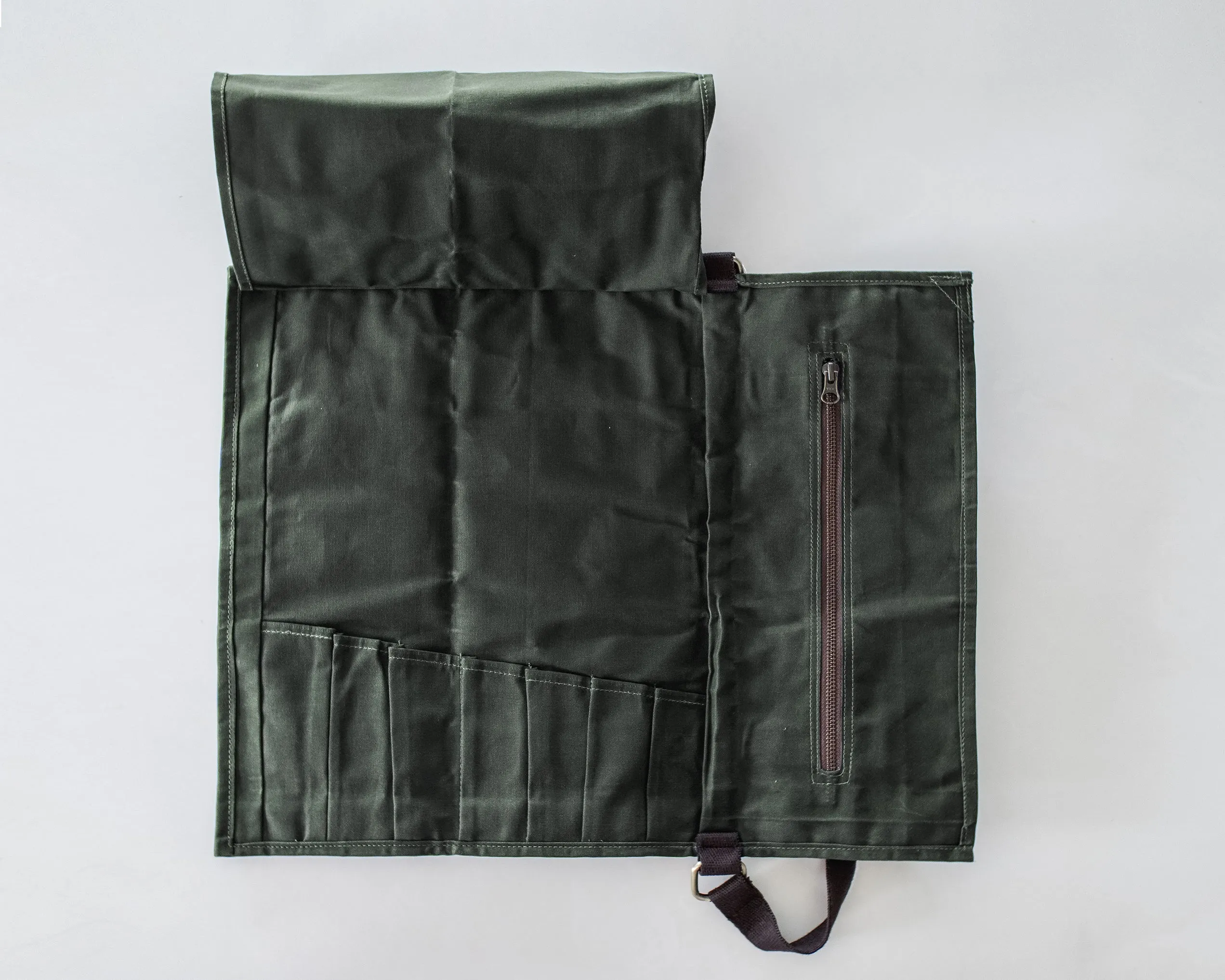 Gouache Russel Waxed Canvas Tool Roll Kit