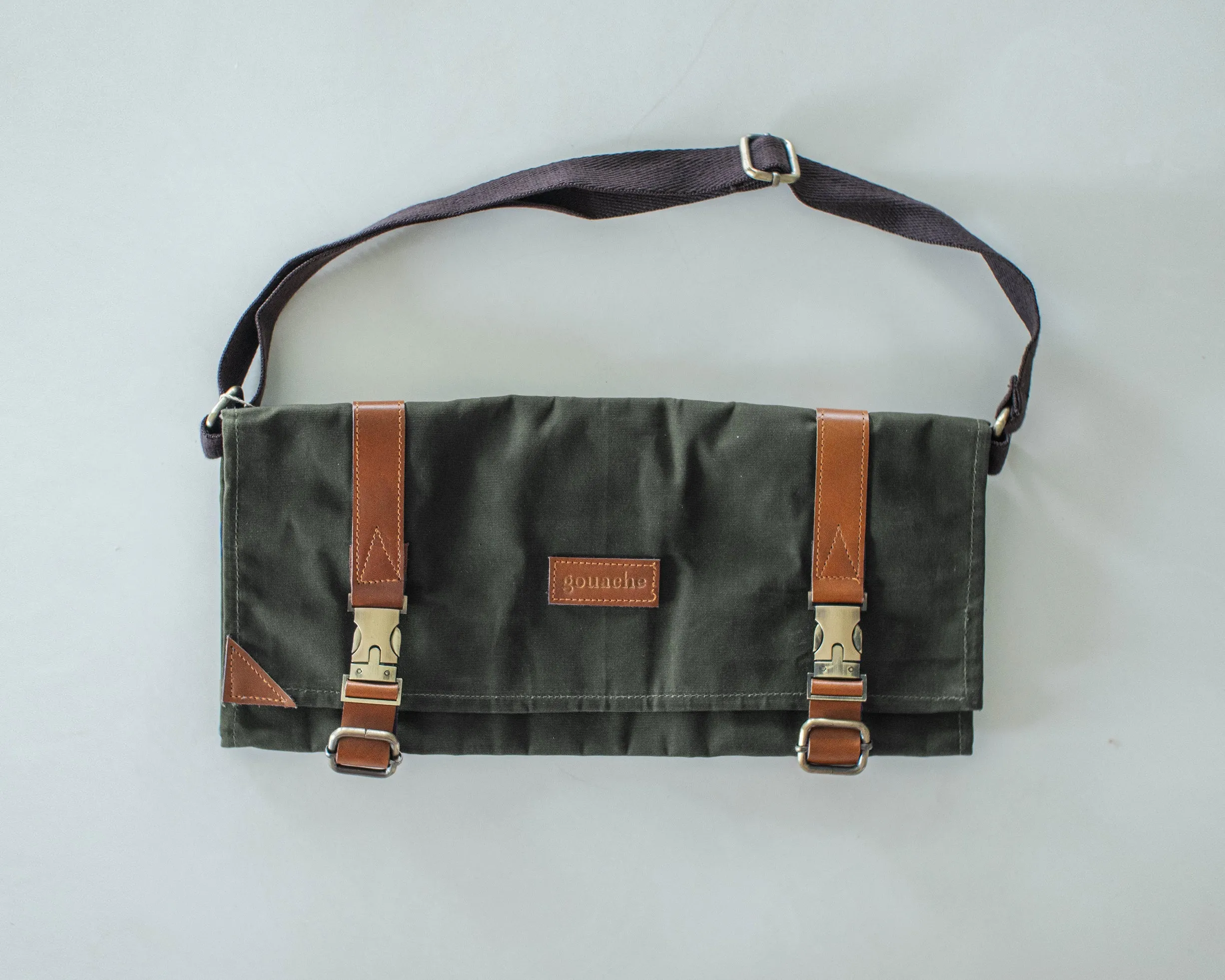 Gouache Russel Waxed Canvas Tool Roll Kit