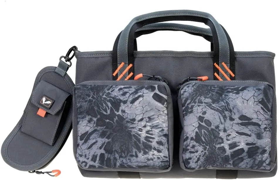 G.P.S. Double Pistol Range Bag with Mag Storage & Glasses Case | Secure Handgun, Ammo & Tactical Gear Storage | Durable Stain-Resistant Shooting Range Bag