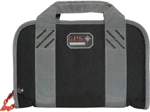 G.P.S. Double Soft Pistol Case with Mag Storage & Dump Cup Durable Safe Secure Handguns, Ammo & Shooting Accessories Carry Bag