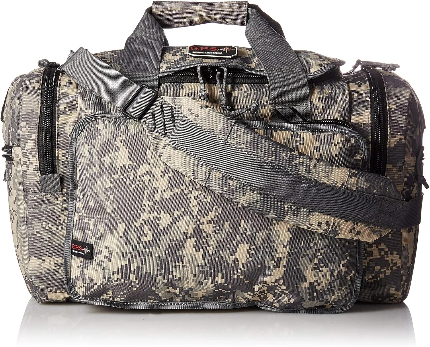 G.P.S. Large Range Bag with Lift Ports & 4 Ammo Dump Cups | Durable Secure Guns, Ammo & Shooting Accessories Storage