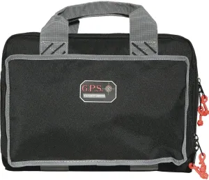 G.P.S. Quad Pistol Range Bag with Mag Storage & Dump Cups | 4 Handguns Capacity | Durable Secure Handguns, Ammo & Shooting Accessories Storage Soft Case