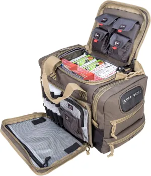G.P.S. Sporting Clays Range Bag , Secure Ammo & Shooting Accessories Storage, Durable Waterproof Tactical Gear,Olive