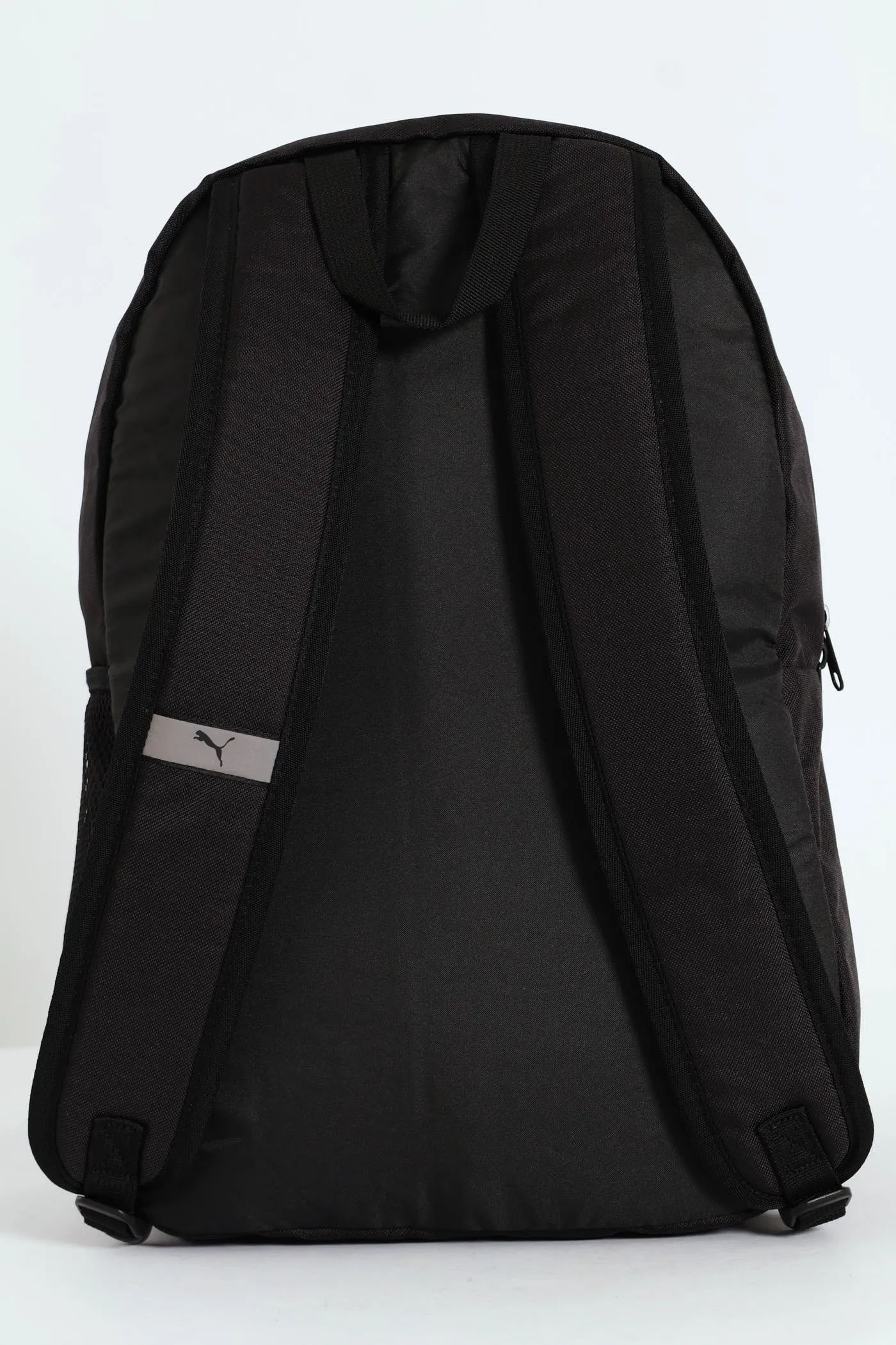 Grey Print Backpack - Black