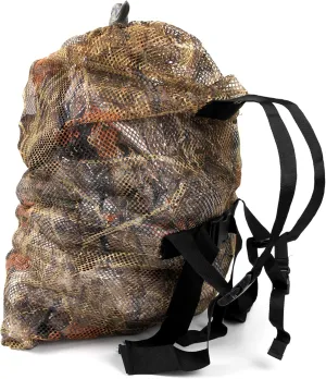 GUGULUZA Larger Camo Mesh Decoy Bags with Adjustable Shoulder Straps - Duck Decoys Storage Backpack for Goose Turkey Waterfowl Hunting (L Size)