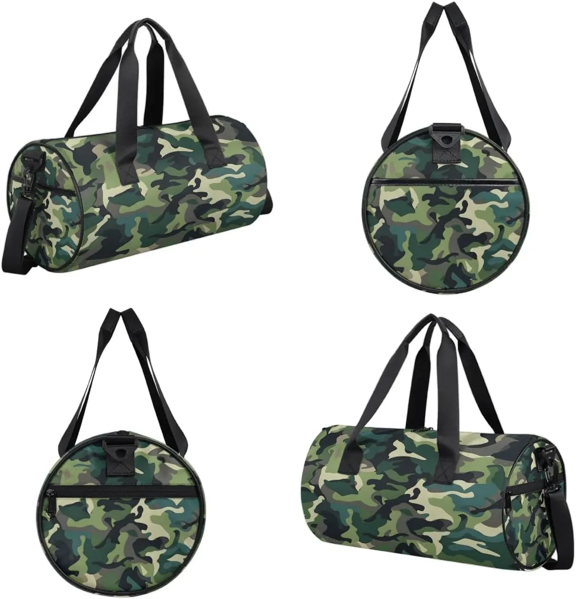 Gym Bags for Men Women Camouflage Color Sports Duffel Bags Carry On Travel Duffle Bag with Detachable Adjustable Shoulder Strap Overnight Weekender Bag