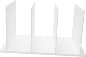 Happyyami 1 Set Closet Shelf Separator Organizer Divider for Bedroom Kitchen Office Maximize Storage for Clothes Books Handbags and Towels Design