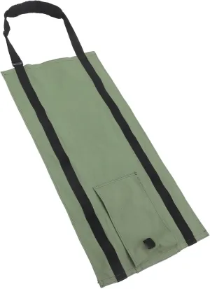 Heavy Duty Canvas Firewood Storage Bag Ergonomic Log Carrier Tote for Outdoor Use