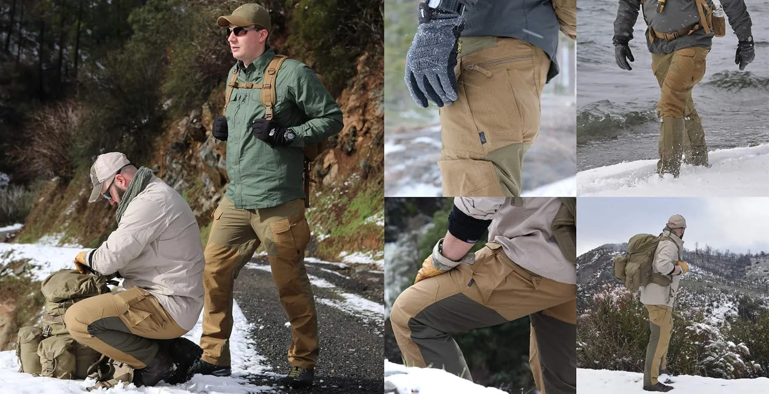 Helikon-Tex HOP Hybrid Outback Tactical Pants - DuraCanvas - VersaStretch - Outdoors, Hiking, Law Enforcement, Work Pants