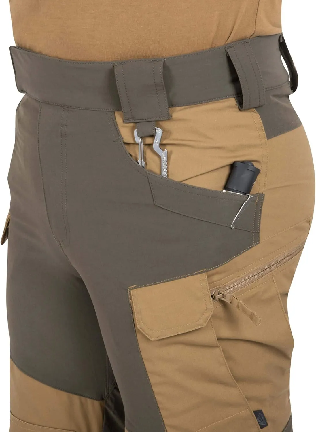 Helikon-Tex HOP Hybrid Outback Tactical Pants - DuraCanvas - VersaStretch - Outdoors, Hiking, Law Enforcement, Work Pants