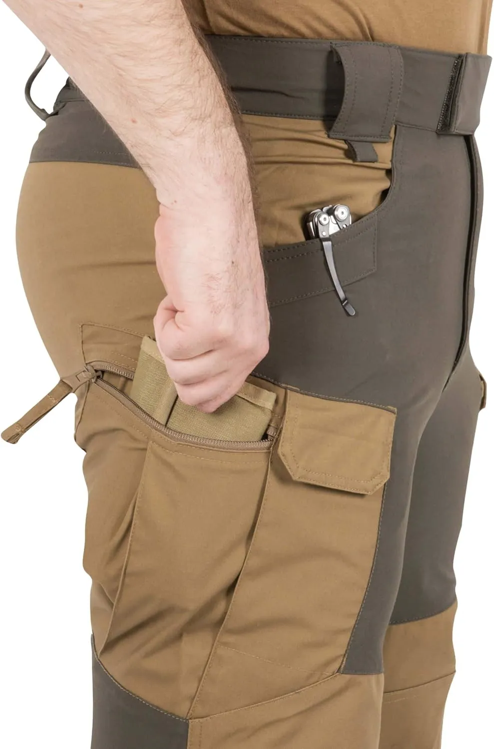 Helikon-Tex HOP Hybrid Outback Tactical Pants - DuraCanvas - VersaStretch - Outdoors, Hiking, Law Enforcement, Work Pants