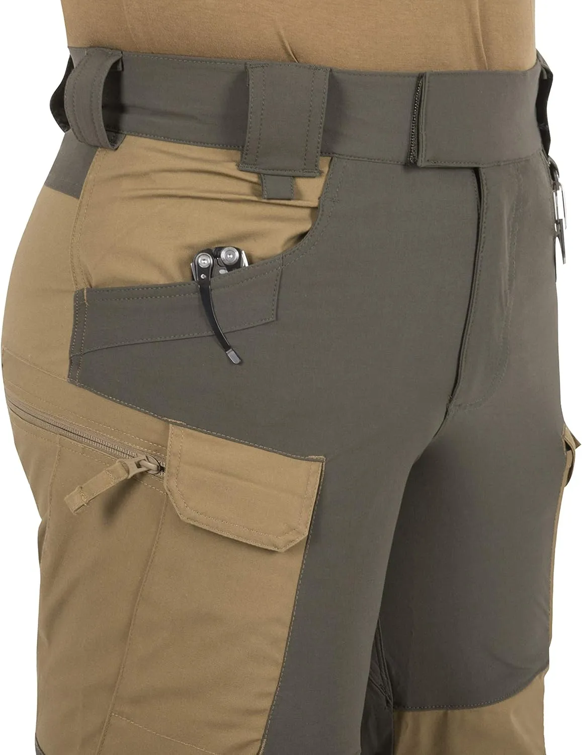 Helikon-Tex HOP Hybrid Outback Tactical Pants - DuraCanvas - VersaStretch - Outdoors, Hiking, Law Enforcement, Work Pants