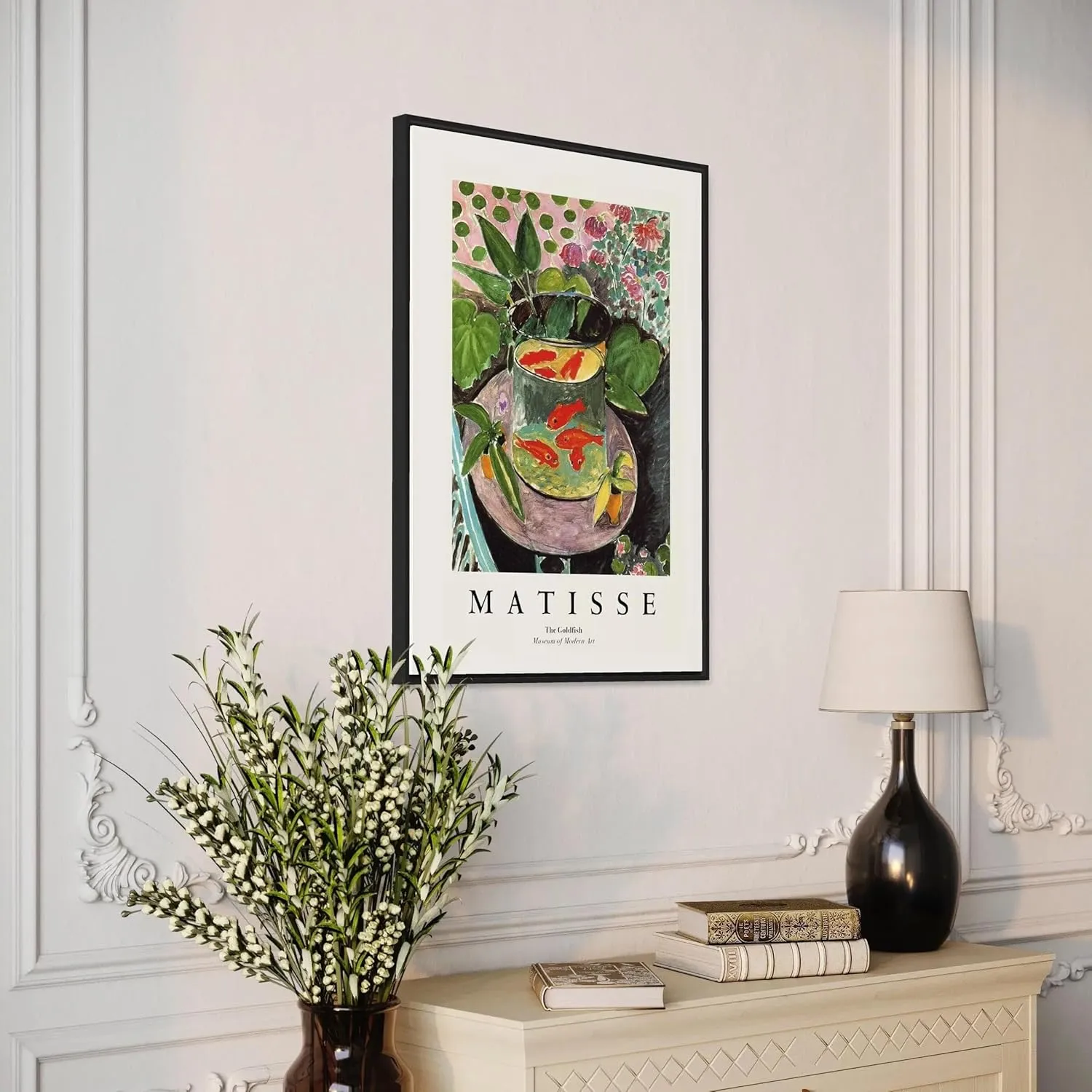 Henri Matisse “The Goldfish” Canvas Wall Art | Impressionist Poster Print | Modern Exhibition Art Reproduction