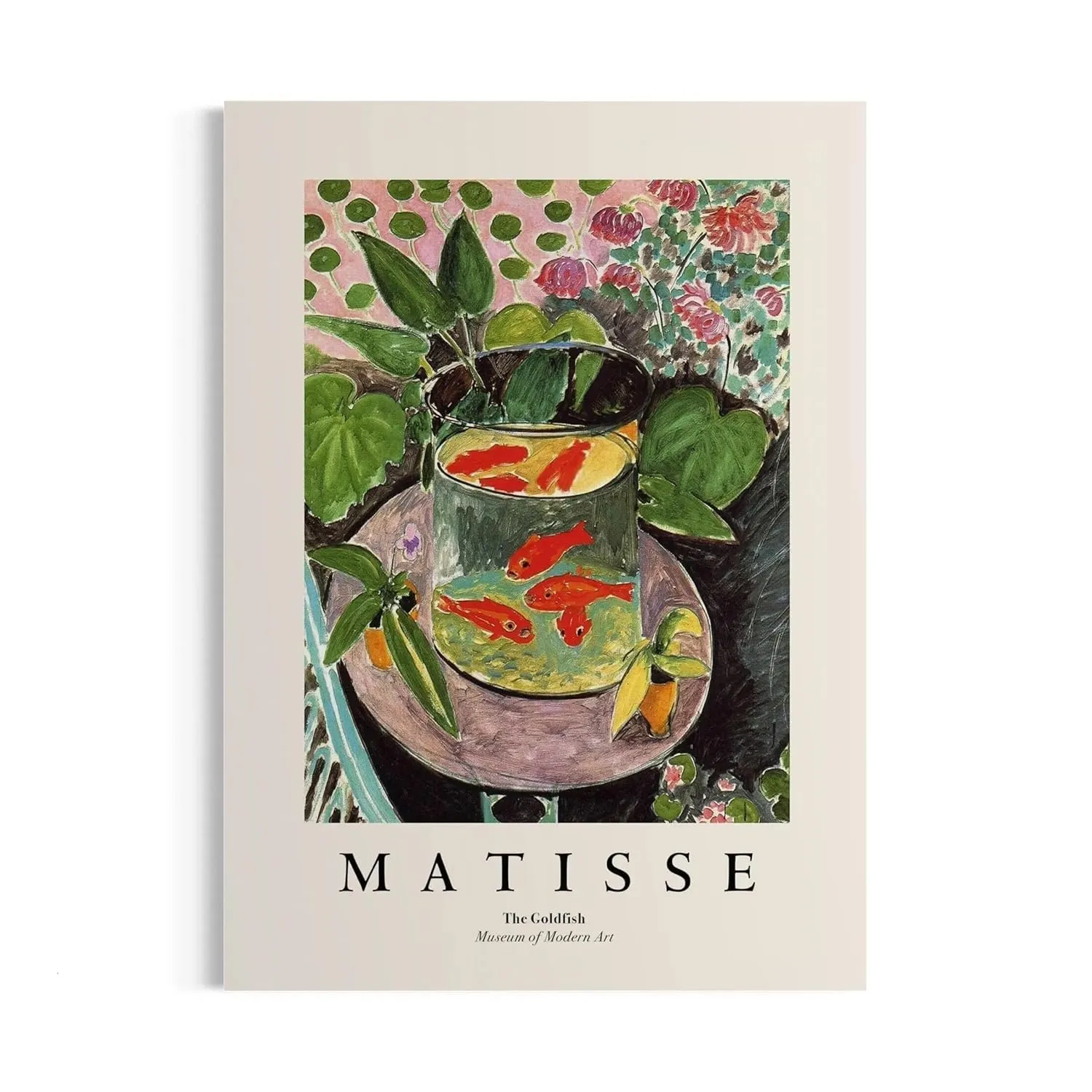 Henri Matisse “The Goldfish” Canvas Wall Art | Impressionist Poster Print | Modern Exhibition Art Reproduction
