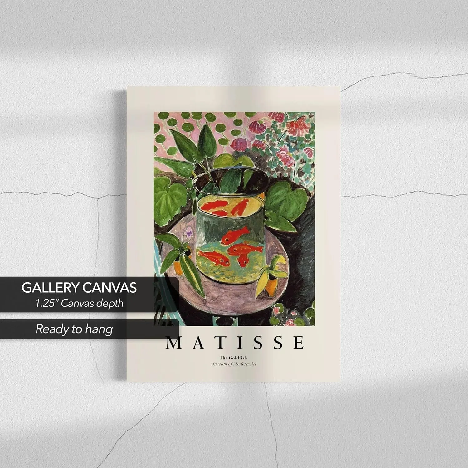 Henri Matisse “The Goldfish” Canvas Wall Art | Impressionist Poster Print | Modern Exhibition Art Reproduction