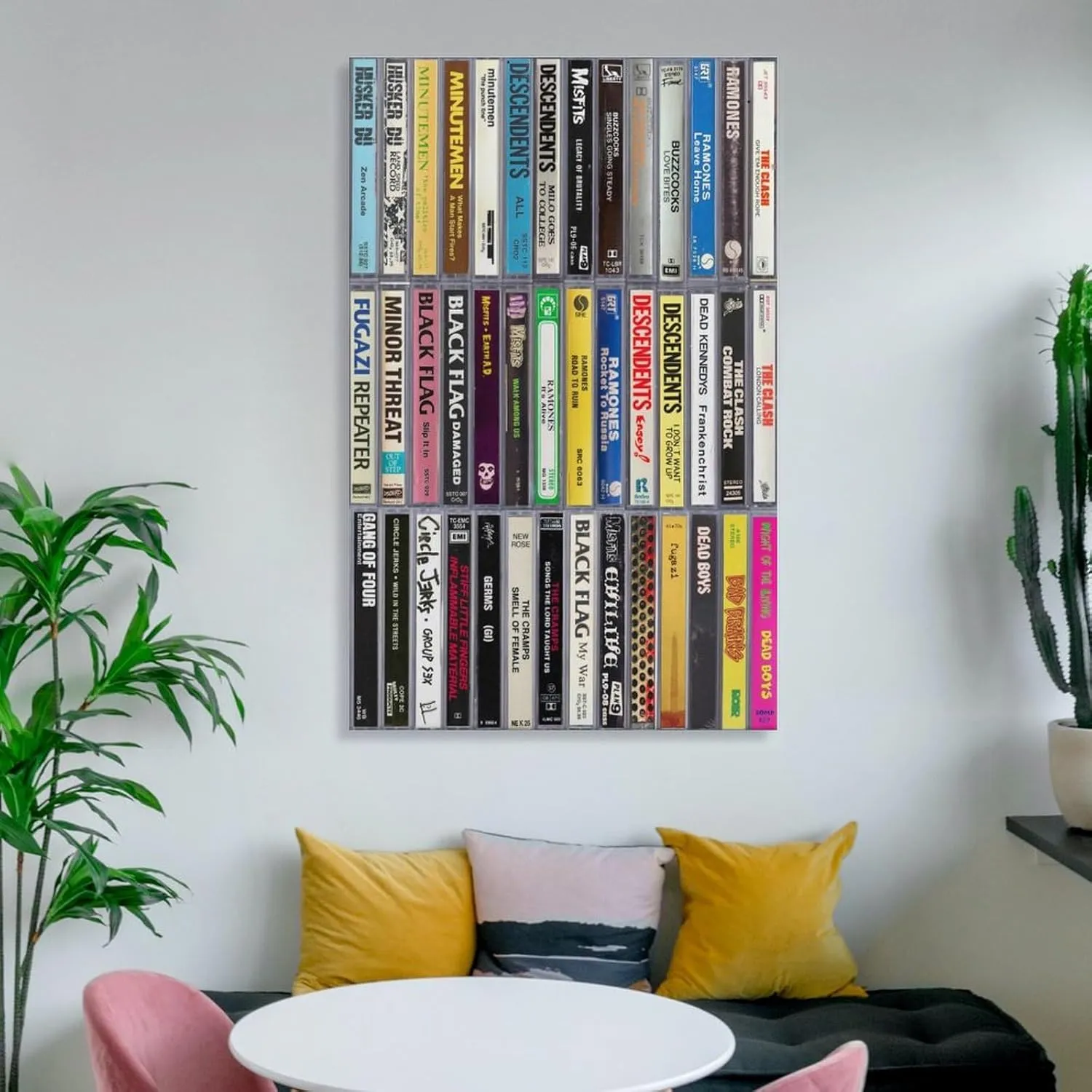 HEOVI 70’s & 80’s Punk Rock Hardcore Rock & Roll Cassettes Art Wall Decoration Poster Family Bar Restaurant Garage Cafe Art Sign Gift Unframe-style 20x30inch(50x75cm)