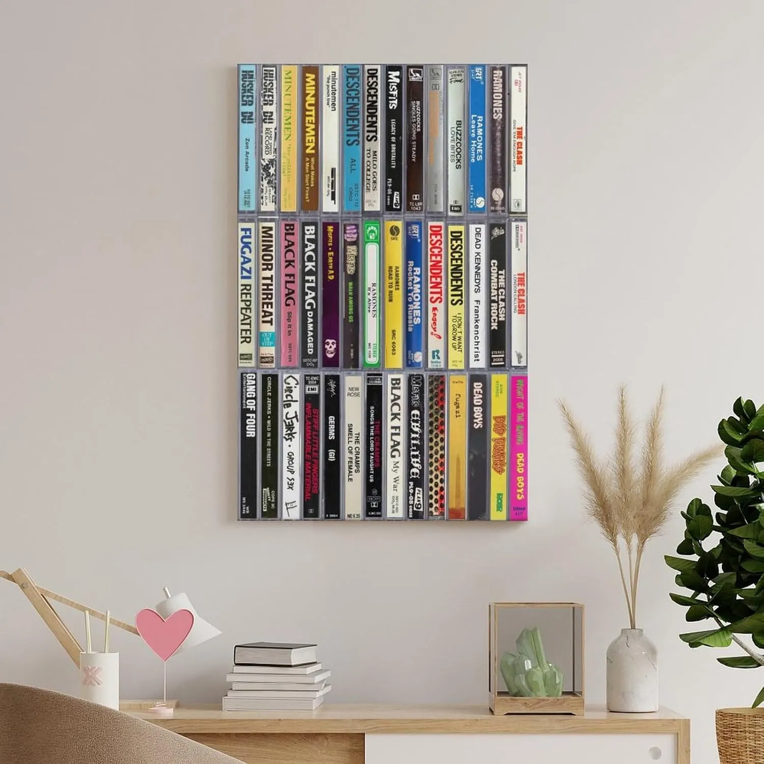 HEOVI 70’s & 80’s Punk Rock Hardcore Rock & Roll Cassettes Art Wall Decoration Poster Family Bar Restaurant Garage Cafe Art Sign Gift Unframe-style 20x30inch(50x75cm)